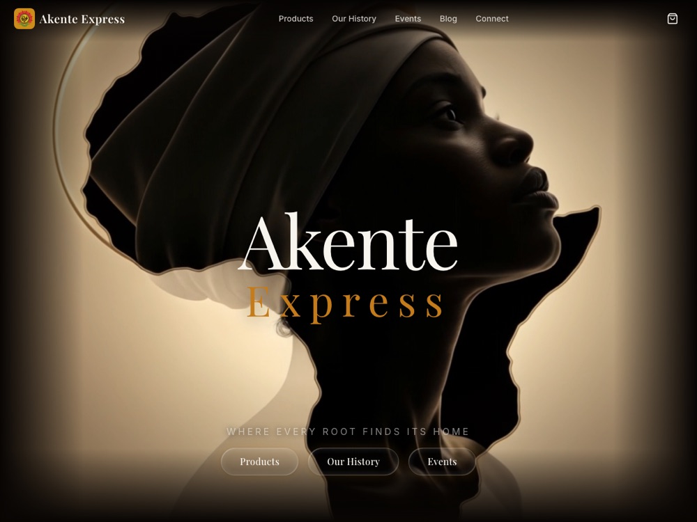 Akente Express website